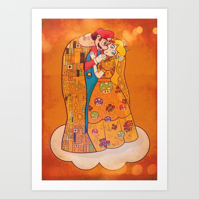 Just Before The Kiss Art Print