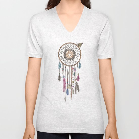 Lakota (Dream Catcher) Unisex V-Neck