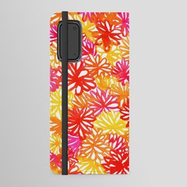 Floral Fields- Warm Colors  Android Wallet Case