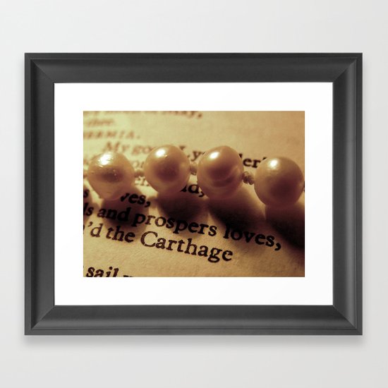 Words number 1 Framed Art Print