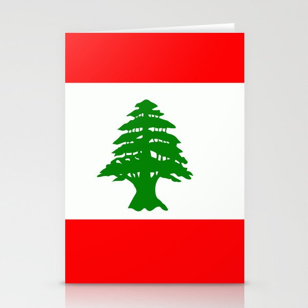 Flag of Lebanon Stationery Cards