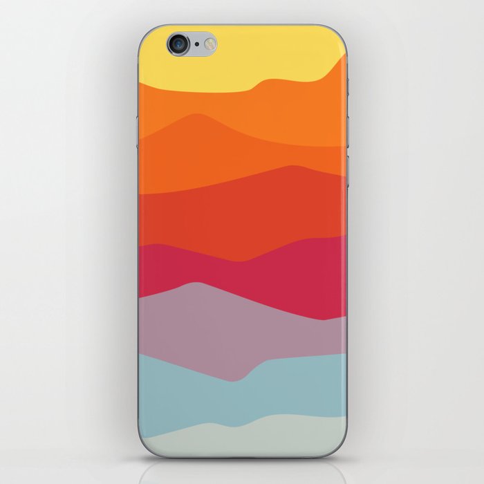 Abstract Landscape summer iPhone Skin