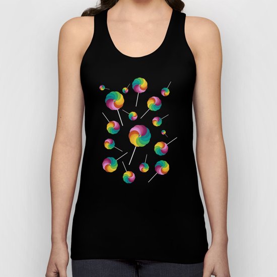 Lollipop Rain Unisex Tank Top