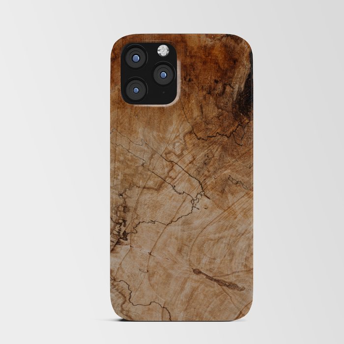Rustic Wood Decor iPhone Card Case