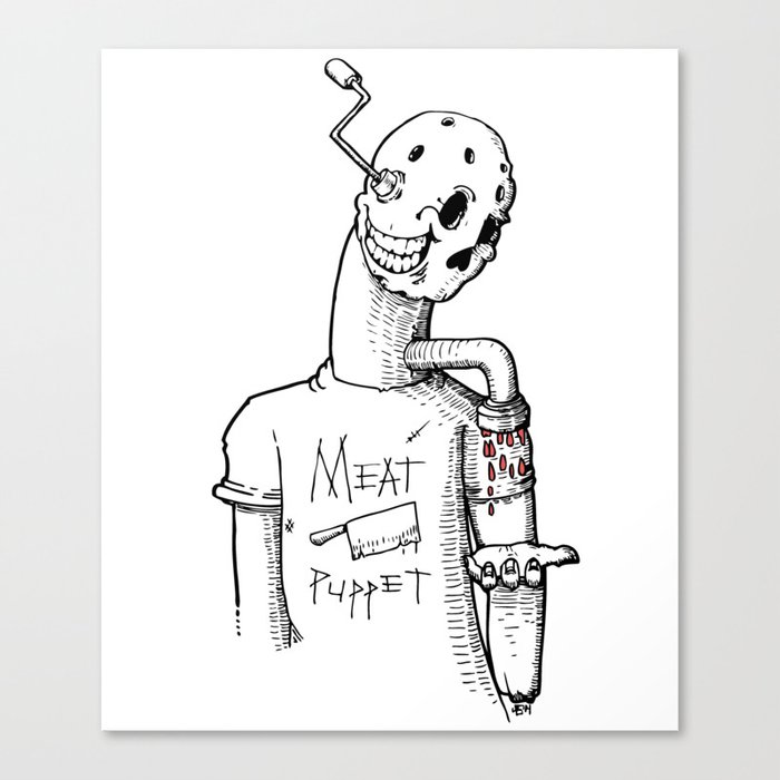 Meat Puppet Canvas Print