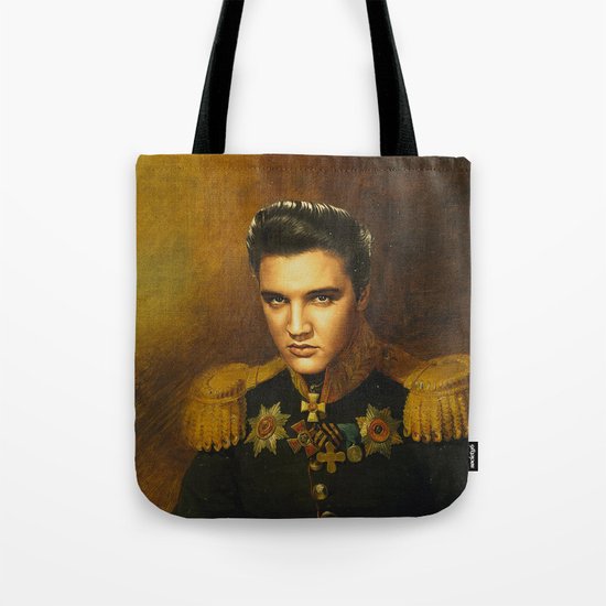Elvis Presley - replaceface Tote Bag