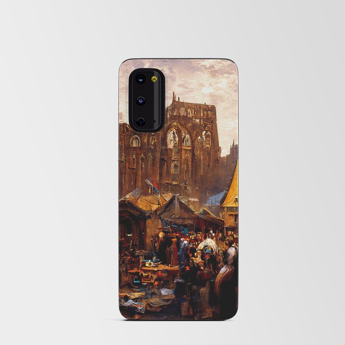 Medieval Fantasy Town Android Card Case