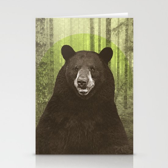 Black Bear Stationery Cards