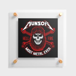 MUNSON (Most Metal Ever) Heavy Metal Master Floating Acrylic Print
