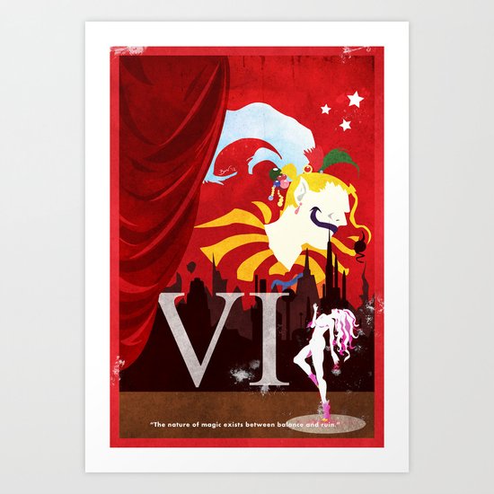 Vintage FF Poster VI Art Print