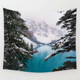 Paradise in the Mountains (Color) Wall Tapestry