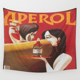 Aperol Vintage Beverage Advertisement Poster Wall Tapestry