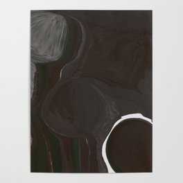 The Pensieve 1 - Modern Contemporary Abstract painting Poster