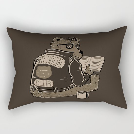 Anti Social Club Rectangular Pillow