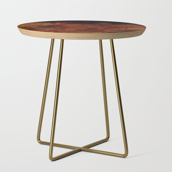 Black red Side Table