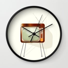 Vintage Television Wall Clock