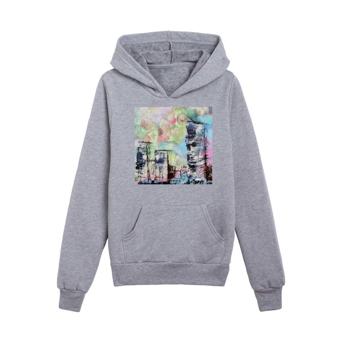 Midnight in the City Kids Pullover Hoodie