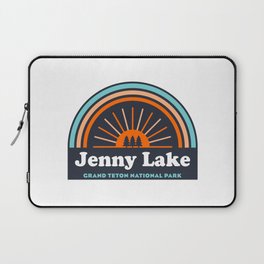 Jenny Lake Grand Teton National Park Rainbow Laptop Sleeve