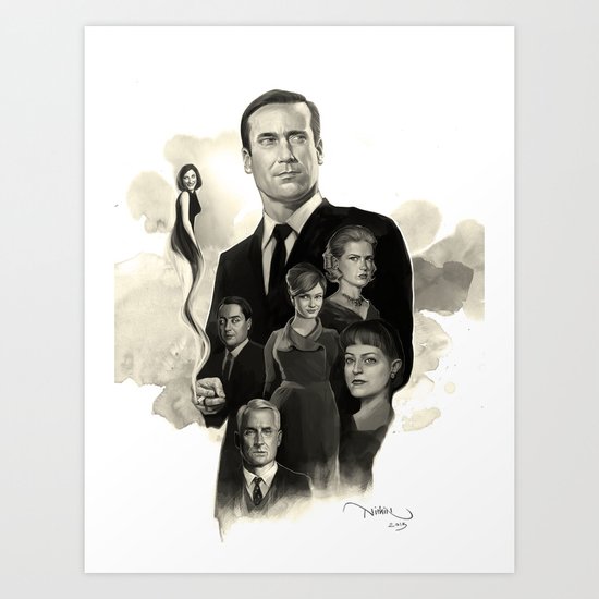 Mad Men Art Print