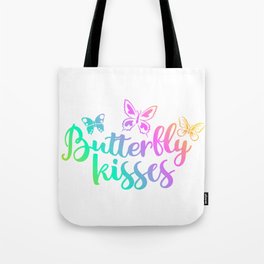 Butterfly Kisses Tote Bag