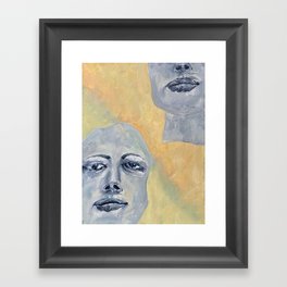 FACES Framed Art Print