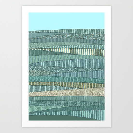 Summer Fields Art Print