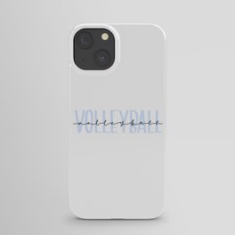 Blue Volleyball iPhone Case