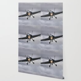 F-18 Short Landing Wallpaper