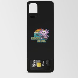 Rocksalotl Axolotl Guitar Rock Music Android Card Case