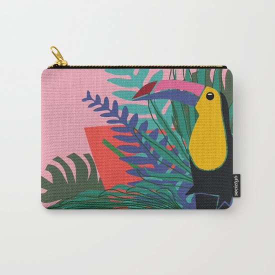 Toucan pink Carry-All Pouch