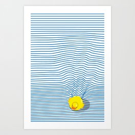 Rubber Ducky Art Print