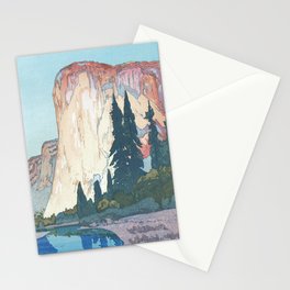 Hiroshi Yoshida, El Capitan Yosemite California United States Of America - Vintage Japanese Woodblock Print Art Stationery Card