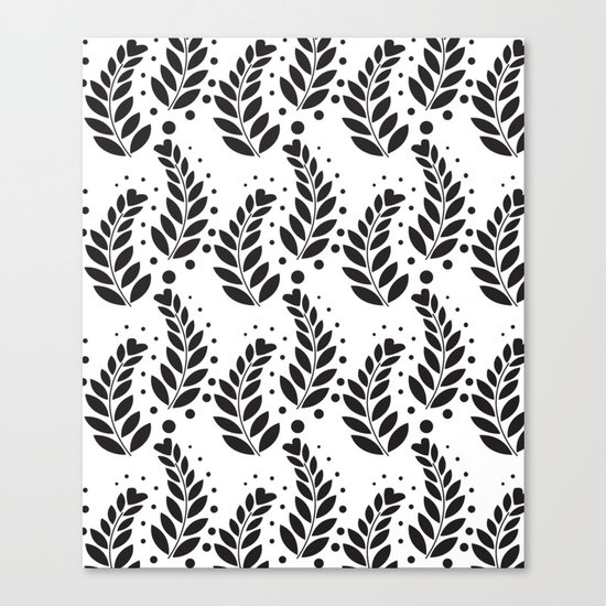 leaf pattern Canvas Print