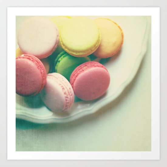 Macarons Art Print