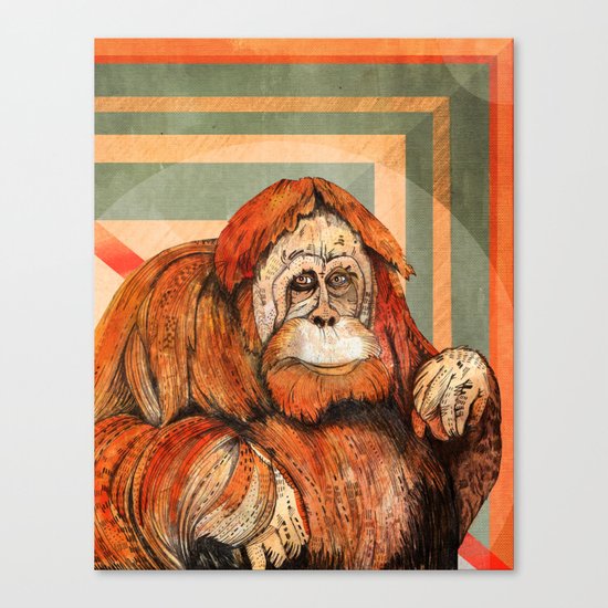 Mr. Orangutan Canvas Print