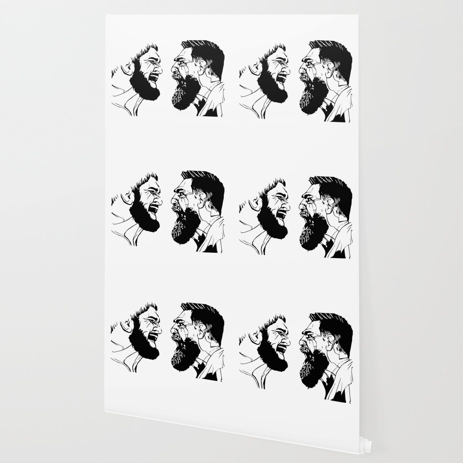 Conor Mcgregor Vs Khabib Nurmagomedov B W Wallpaper By Estademoda Society6 White is unpretentious, whereas black is mysterious. conor mcgregor vs khabib nurmagomedov b w wallpaper by estademoda