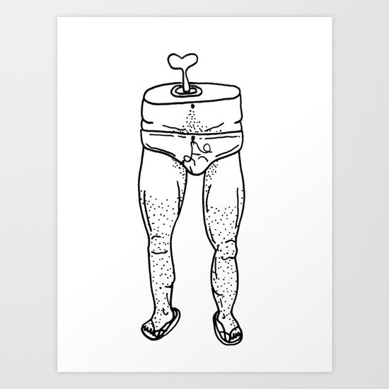 Speedo. Art Print