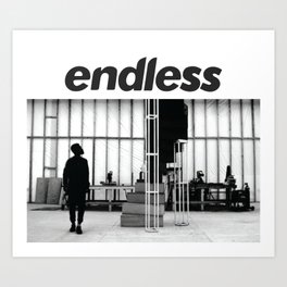 Endless Frank Black & White Cover Art Print