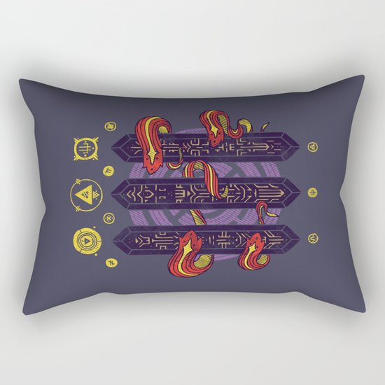Alien Sorcery Rectangular Pillow