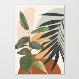 Sunset Flora 03 Canvas Print