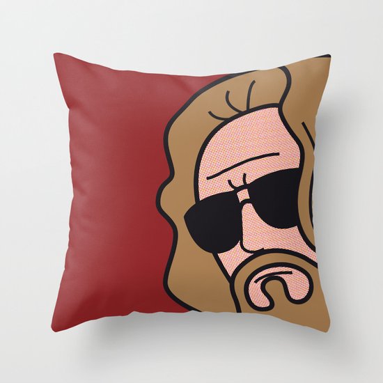 Pop Icon - The Dude Throw Pillow