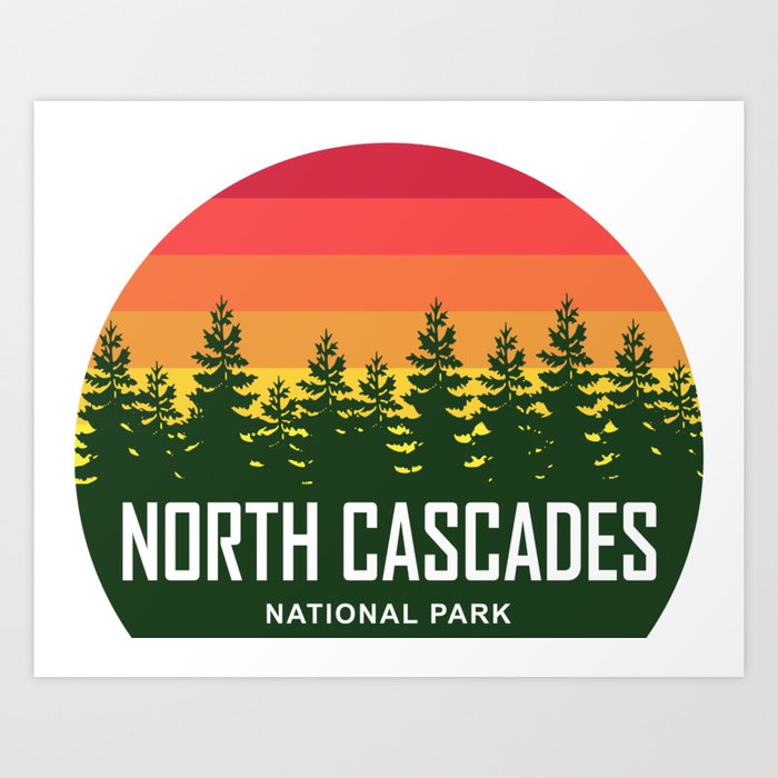 North Cascades National Park Art Print