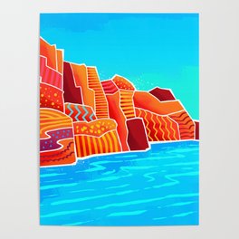 Peaceful Moment Seascape Poster