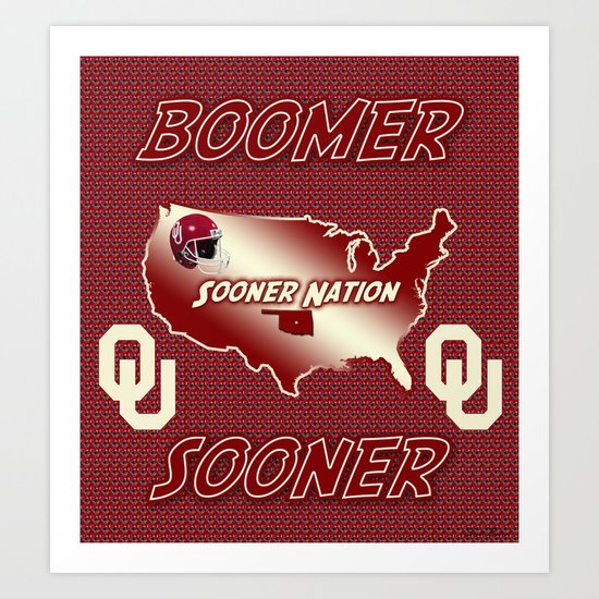 #BOOMER #SOONER Art Print
