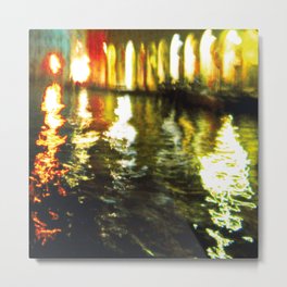 City Lights: Venice – Canal Grande – Mercato # 210 Metal Print | Fish, Mercato, Maeket, Venezia, Venice, Photo, City, Light, Green, Grande 