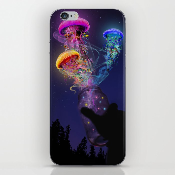 Electric Jellyfish World Released iPhone Skin