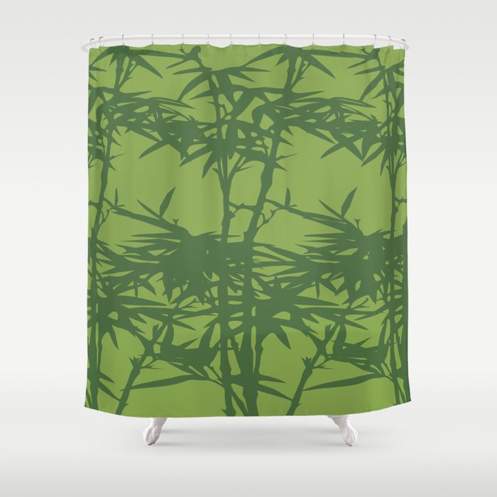 BAMBOO FOREST Shower Curtain