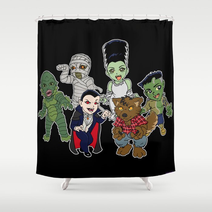 Universal Monsters Shower Curtain