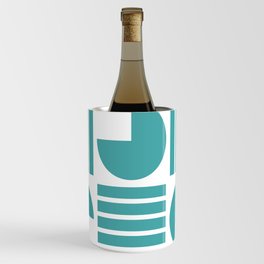 Classic geometric minimal composition 8 Wine Chiller