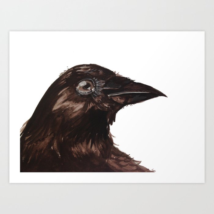 Mr Crow  Art Print